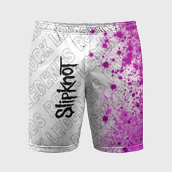 Мужские спортивные шорты Slipknot rock legends по-вертикали