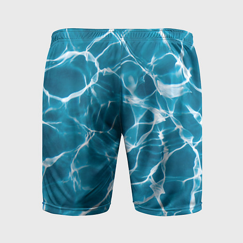 Мужские спортивные шорты Кристально чистая вода / 3D-принт – фото 2