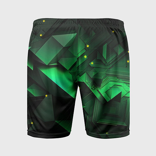 Мужские спортивные шорты Визуальные иллюзии в геометрии / 3D-принт – фото 2