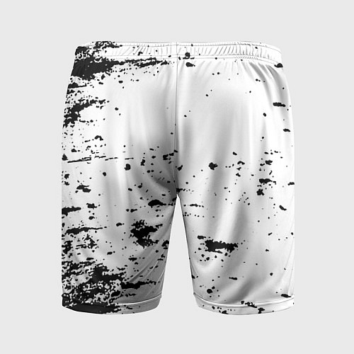 Мужские спортивные шорты Half life краски текстура / 3D-принт – фото 2