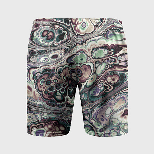 Мужские спортивные шорты Абстрактный разноцветный узор / 3D-принт – фото 2