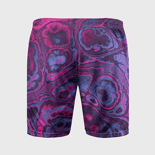 Мужские спортивные шорты Абстрактный разноцветный узор / 3D-принт – фото 2