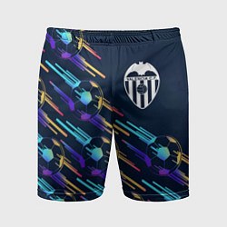 Шорты спортивные мужские Valencia градиентные мячи, цвет: 3D-принт