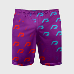 Мужские спортивные шорты НФС лого градиент текстура