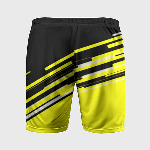 Мужские спортивные шорты Borussia текстура спорт / 3D-принт – фото 2