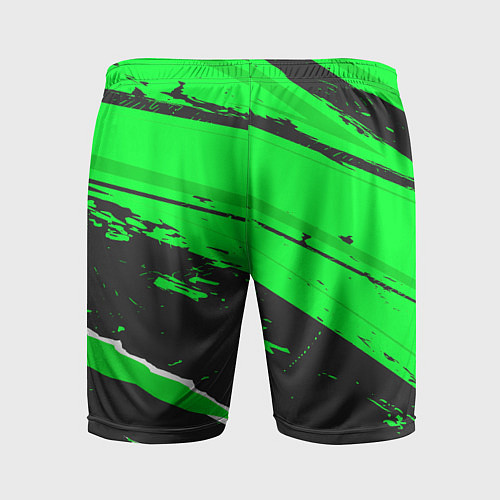 Мужские спортивные шорты Manchester United sport green / 3D-принт – фото 2