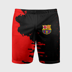 Шорты спортивные мужские Barcelona краски спорт, цвет: 3D-принт