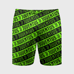Мужские спортивные шорты Juventus green pattern sport
