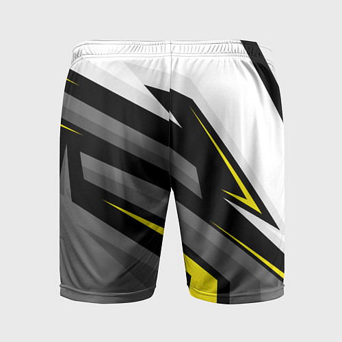 Мужские спортивные шорты Helldivers 2 - yellow uniform / 3D-принт – фото 2