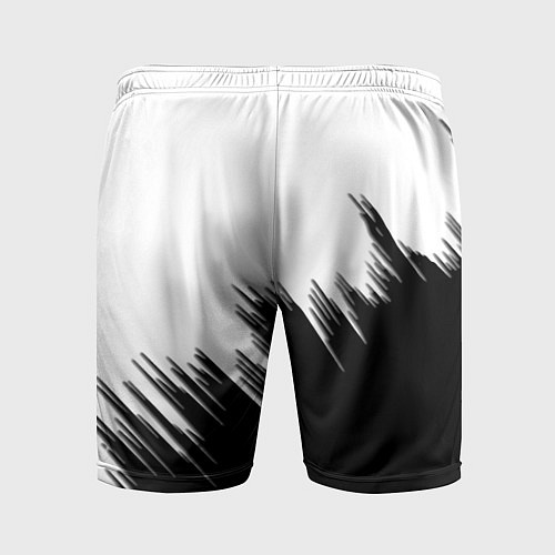 Мужские спортивные шорты Биткоин текстура крипта / 3D-принт – фото 2