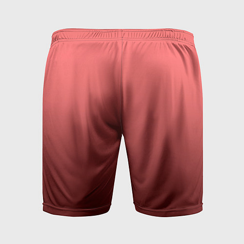 Мужские спортивные шорты Оттенок розовый антик градиент / 3D-принт – фото 2