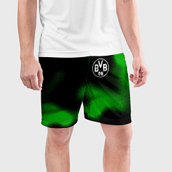 Шорты спортивные мужские Borussia sport halftone, цвет: 3D-принт — фото 2