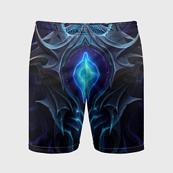 Мужские спортивные шорты Магическая синяя абстракция