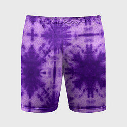 Мужские спортивные шорты Тай дай фиолетовый