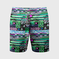 Мужские спортивные шорты Abstract color pattern