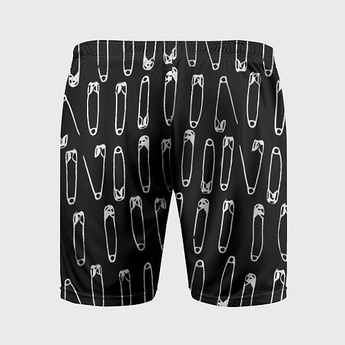 Мужские спортивные шорты Punk pins / 3D-принт – фото 2