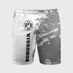 Мужские спортивные шорты Borussia sport на светлом фоне по-вертикали