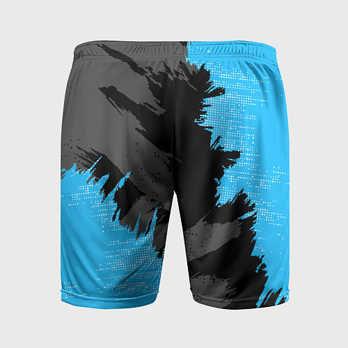 Мужские спортивные шорты Extreme blue / 3D-принт – фото 2