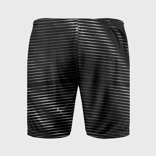 Мужские спортивные шорты In Flames metal rock lines / 3D-принт – фото 2