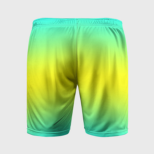 Мужские спортивные шорты Кислотный градиент / 3D-принт – фото 2