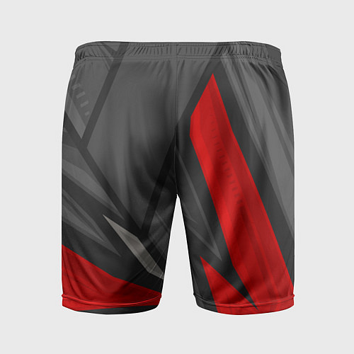 Мужские спортивные шорты Berserk red lines / 3D-принт – фото 2