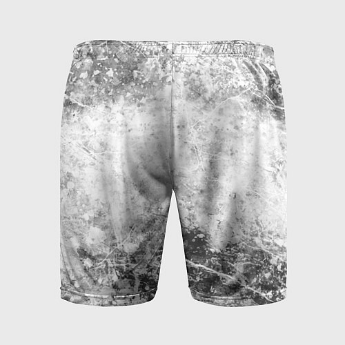 Мужские спортивные шорты Абстракция - серый ветер / 3D-принт – фото 2
