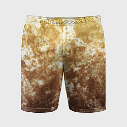 Мужские спортивные шорты Абстракция - yellow sad weather