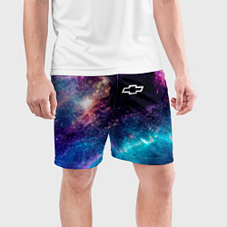 Шорты спортивные мужские Chevrolet space auto, цвет: 3D-принт — фото 2