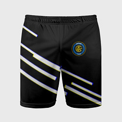 Шорты спортивные мужские Inter line fc, цвет: 3D-принт