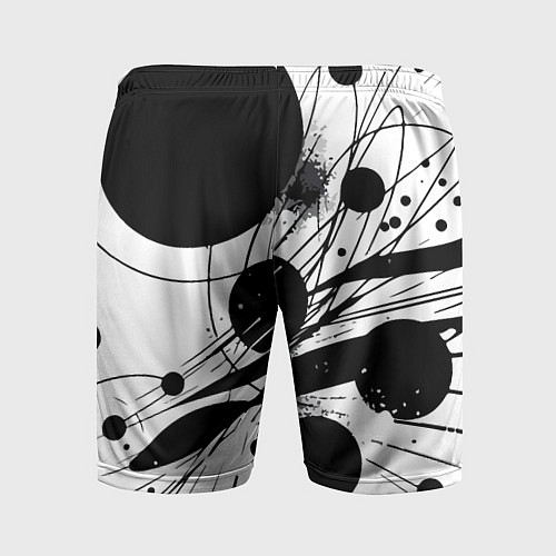 Мужские спортивные шорты New York Yankees baseball team - abstraction / 3D-принт – фото 2