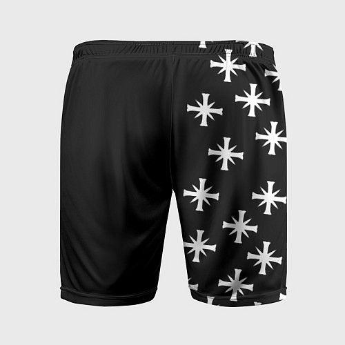 Мужские спортивные шорты Farcry текстура знаки / 3D-принт – фото 2