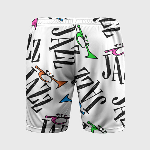 Мужские спортивные шорты Just jazz in color / 3D-принт – фото 2