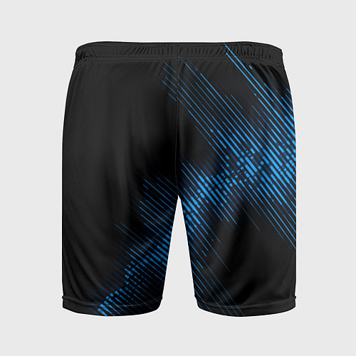 Мужские спортивные шорты Linkin Park 2024 звуковая волна / 3D-принт – фото 2