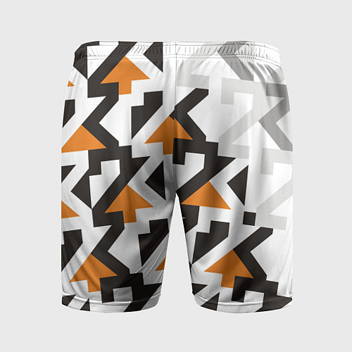 Мужские спортивные шорты Паттерн-23 / 3D-принт – фото 2