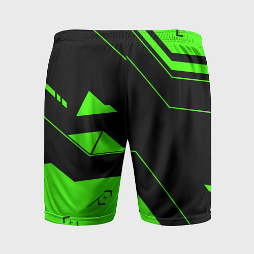 Мужские спортивные шорты Razer geometry game / 3D-принт – фото 2