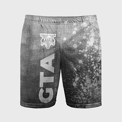 Мужские спортивные шорты GTA - grey gradient по-вертикали