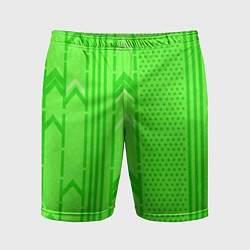 Мужские спортивные шорты Закулисье зелёные обои