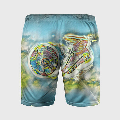 Мужские спортивные шорты Удар по воротам / 3D-принт – фото 2