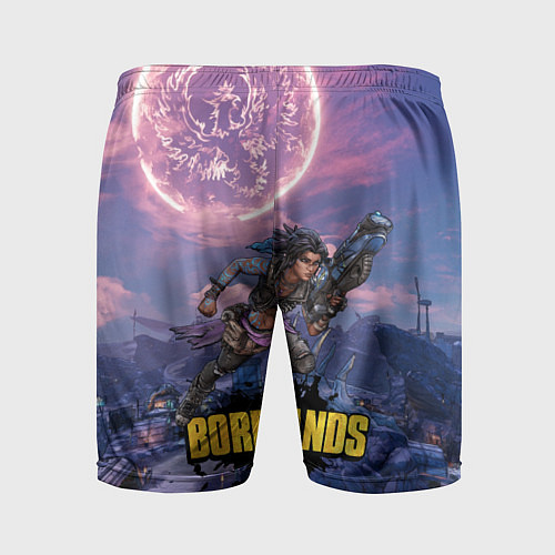 Мужские спортивные шорты Borderlands вооружение / 3D-принт – фото 2