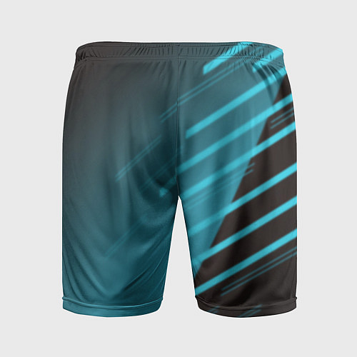 Мужские спортивные шорты Nissan geometry sport / 3D-принт – фото 2