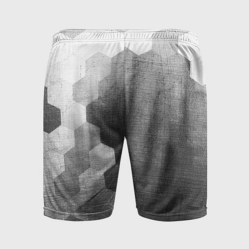 Мужские спортивные шорты Dongfeng - grey gradient по-вертикали / 3D-принт – фото 2