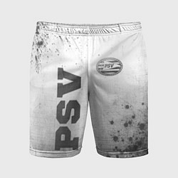 Мужские спортивные шорты PSV - white gradient вертикально