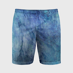Мужские спортивные шорты Абстракция - blue stone