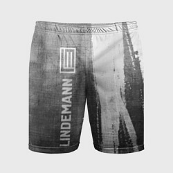 Мужские спортивные шорты Lindemann - grey gradient по-вертикали