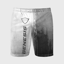Мужские спортивные шорты Genesis - white gradient по-вертикали