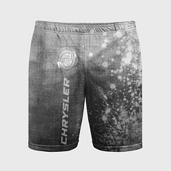 Мужские спортивные шорты Chrysler - grey gradient по-вертикали