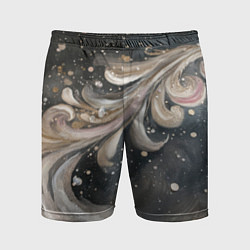 Мужские спортивные шорты Бежевый объемный узор