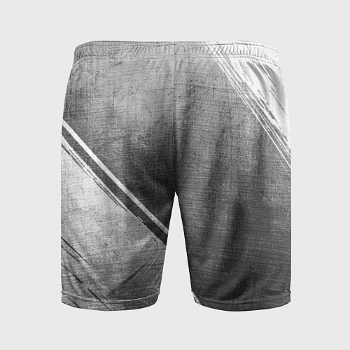Мужские спортивные шорты Akira - grey gradient вертикально / 3D-принт – фото 2