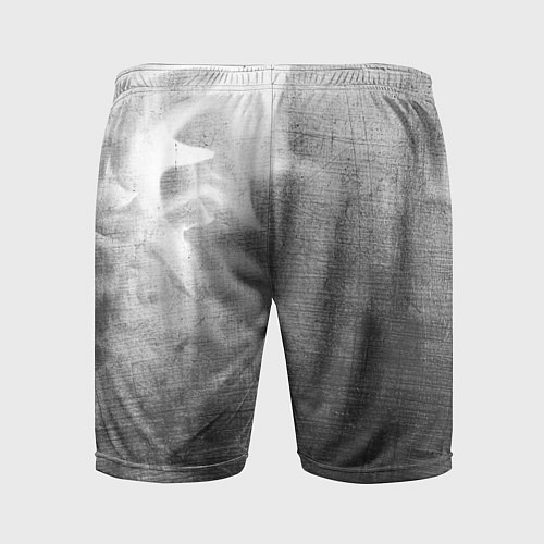 Мужские спортивные шорты Daewoo - grey gradient по-вертикали / 3D-принт – фото 2
