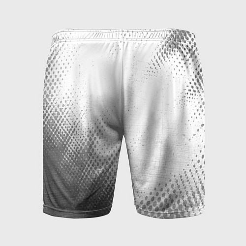 Мужские спортивные шорты SsangYong - white gradient вертикально / 3D-принт – фото 2